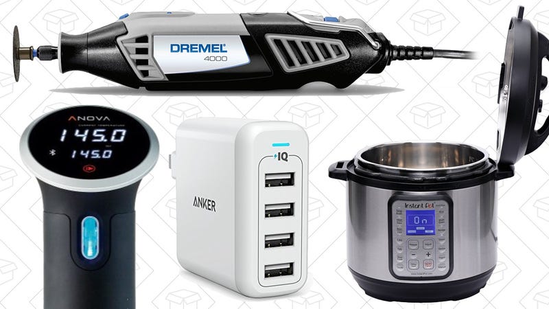 Illustration for article titled Today's Best Deals: Instant Pot, Dremel, Sous-Vide, and More