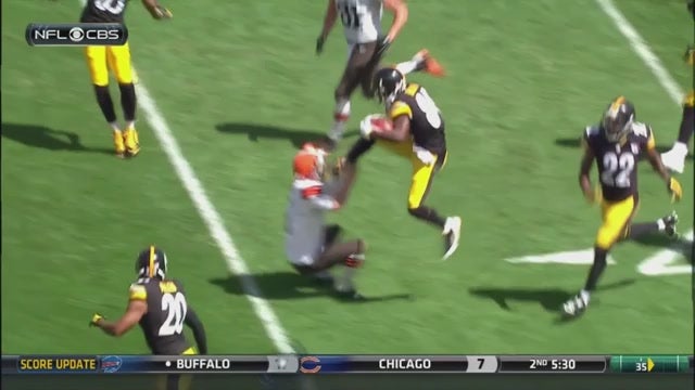 Antonio Brown Kicks A Punter In The Face, In Extreme Slow Motion