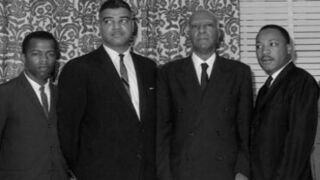 John Lewis, Whitney Young, A. Philip Randolph, Martin Luther King (OFF/AFP/Getty Images)