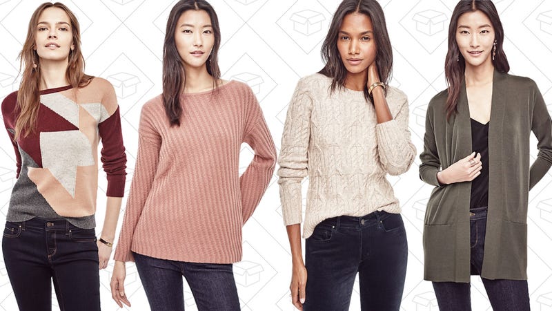 Ann Taylor: $20-$25 sweaters