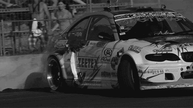 Can A Drift Car Surf On Tire Smoke