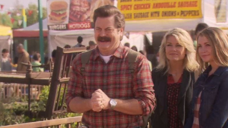 Illustration for article titled Here’s a deleted Ron Swanson scene from tonight’s Parks And Recreation