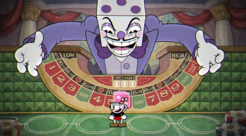 cuphead king dice