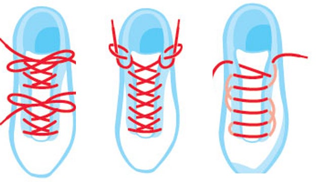 Reduce Foot Pain with Alternate Shoe Lacing Methods