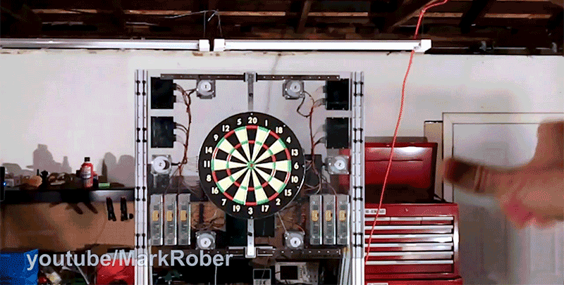 automatic dart board