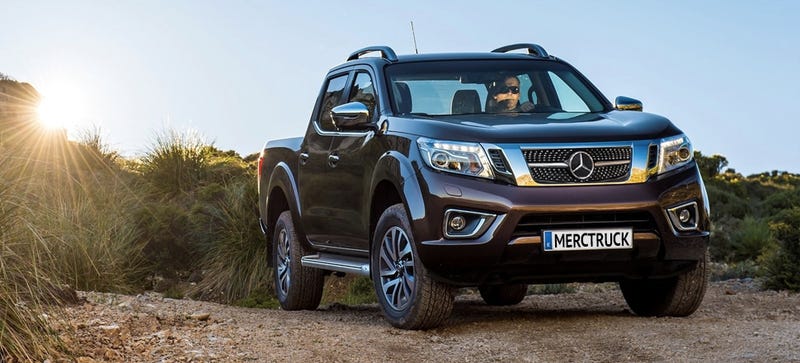 Illustration for article titled Mercedes 'X-Class' Pickup Truck Will Come In Work And Luxury Trims: Report