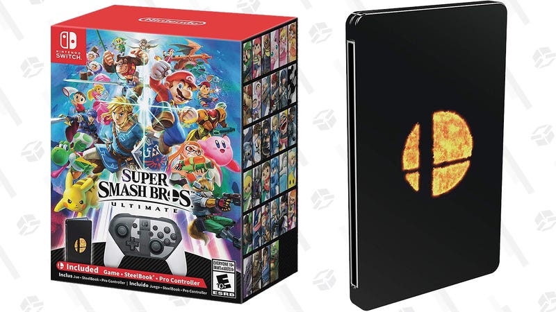 Super Smash Bros. Ultimate Special Edition Steelbook Bundle | $140 | Walmart