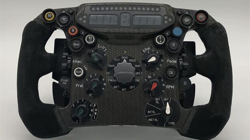 Illustration for article titled This Formula One Steering Wheel Is an Absolute Steal at $11,295