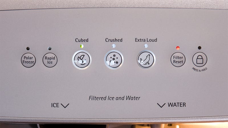 Illustration for article titled Animal Cruelty: Whirlpool Is Coming Out With A Refrigerator With An Extra-Loud Ice Machine Just To Fuck With Dogs