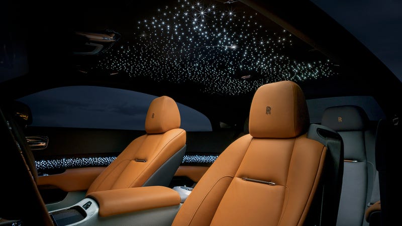 The Rolls Royce Wraith Luminary Puts Shooting Stars In Your Car