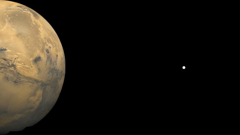 photo of Mars Might Have Had a Kickass Big Moon Instead of Two Tiny Crappy Ones  image