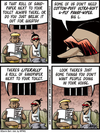 Illustration for article titled Candorville Comic: Sandpaper