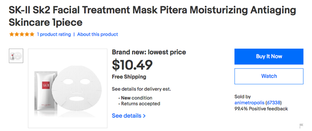 Get Super-Fancy SK-II Sheet Masks on eBay for Way Less Than Sephora