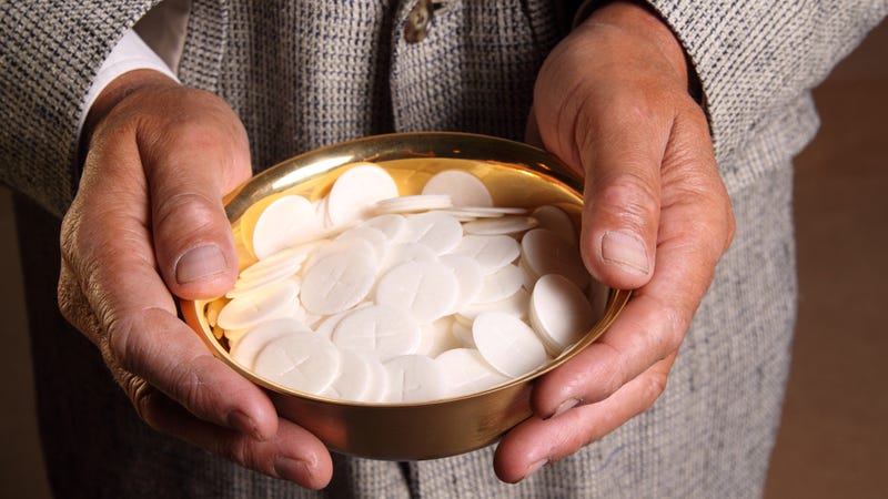 Image result for PEOPLE EATING BREAD IN CHURCH