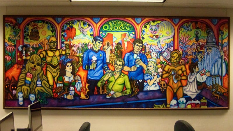 Illustration for article titled Walls of Wonder: Amazing Science Fiction and Fantasy-Themed Murals