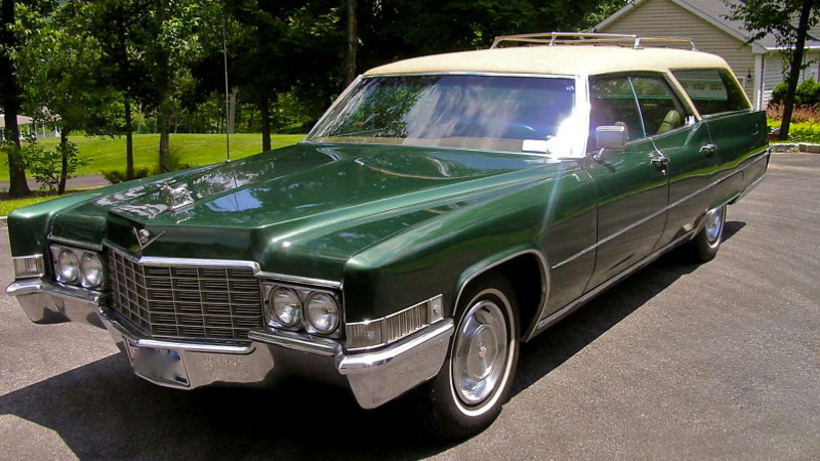 Buy This Custom Cadillac Wagon In British Racing Green