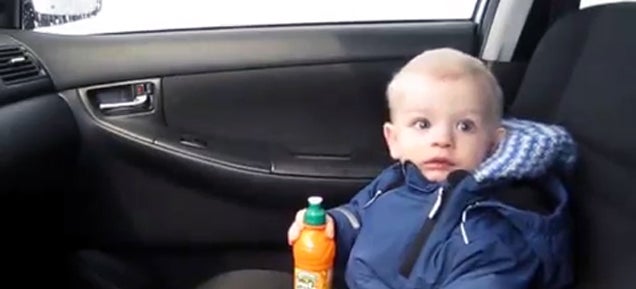 Adorable baby freaking out about a car wash is how we should all feel