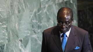 Zimbabwe President Robert Mugabe threatens Switzerland. (Getty)