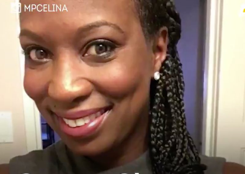 Canadian Member of Parliament Celina Caesar-Chavannes in her braids (AJ+ screenshot)