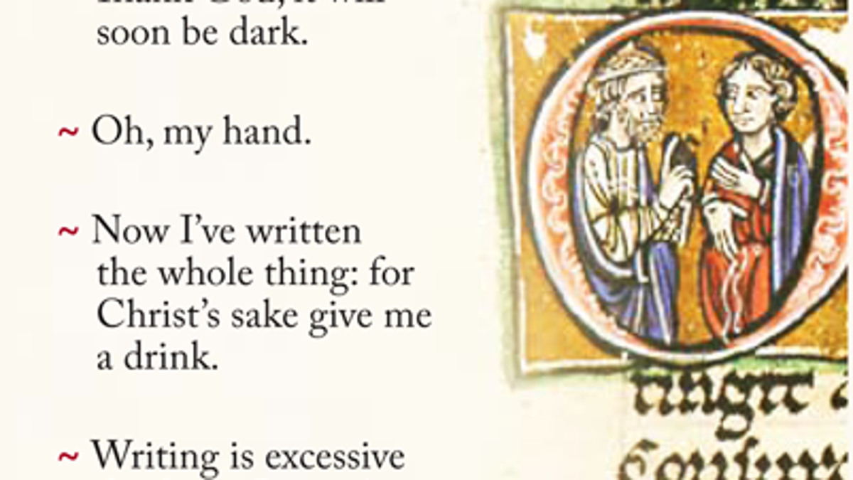 Medieval Monks Complained About Their Jobs In The Margins Of Ancient