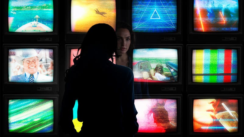 Illustration for article titled Diana is a golden god in colorful new Wonder Woman 1984 poster