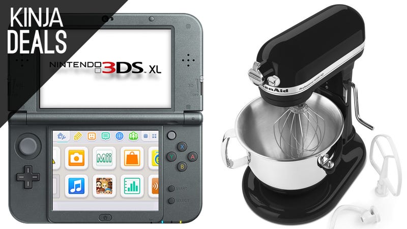 Illustration for article titled Today's Best Deals: Huge KitchenAid Sale, New 3DS XL, and a Lot More