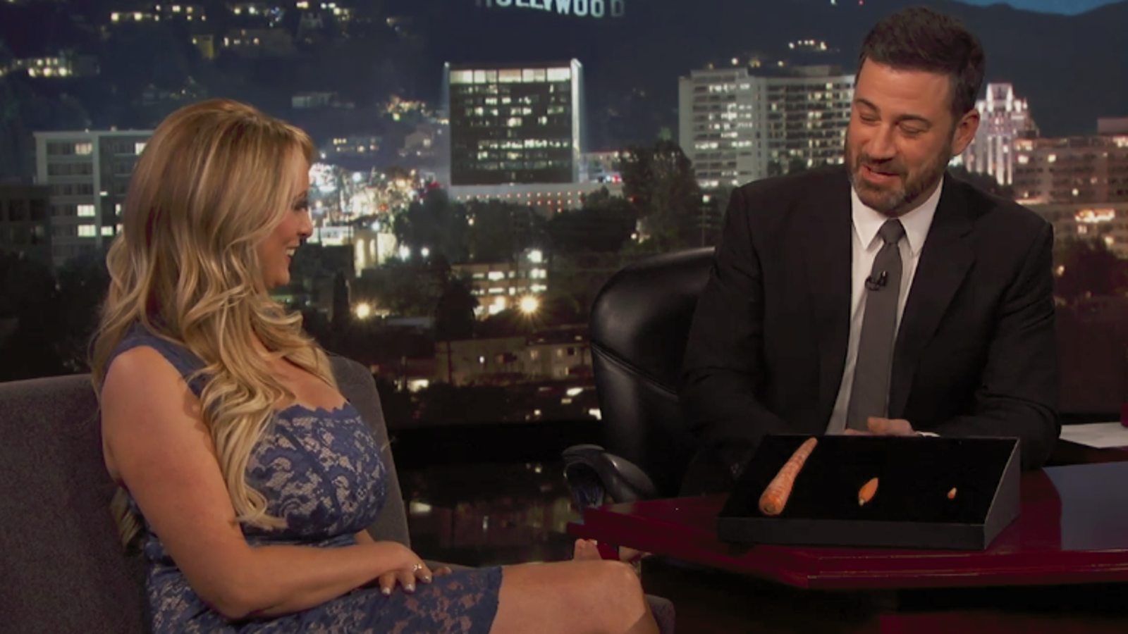 Jimmy Kimmel turns Stormy Daniels’ Live! appearance into a pretty gross