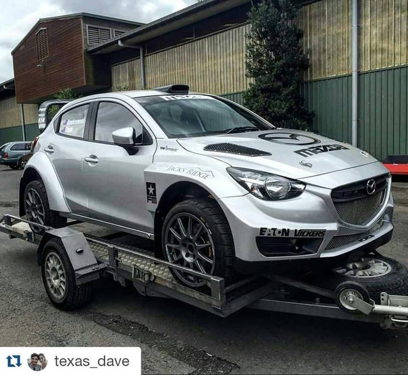Open Class Awd Mazda 2 Rally Car