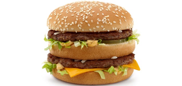 What happens to your body one hour after eating a Big Mac?
