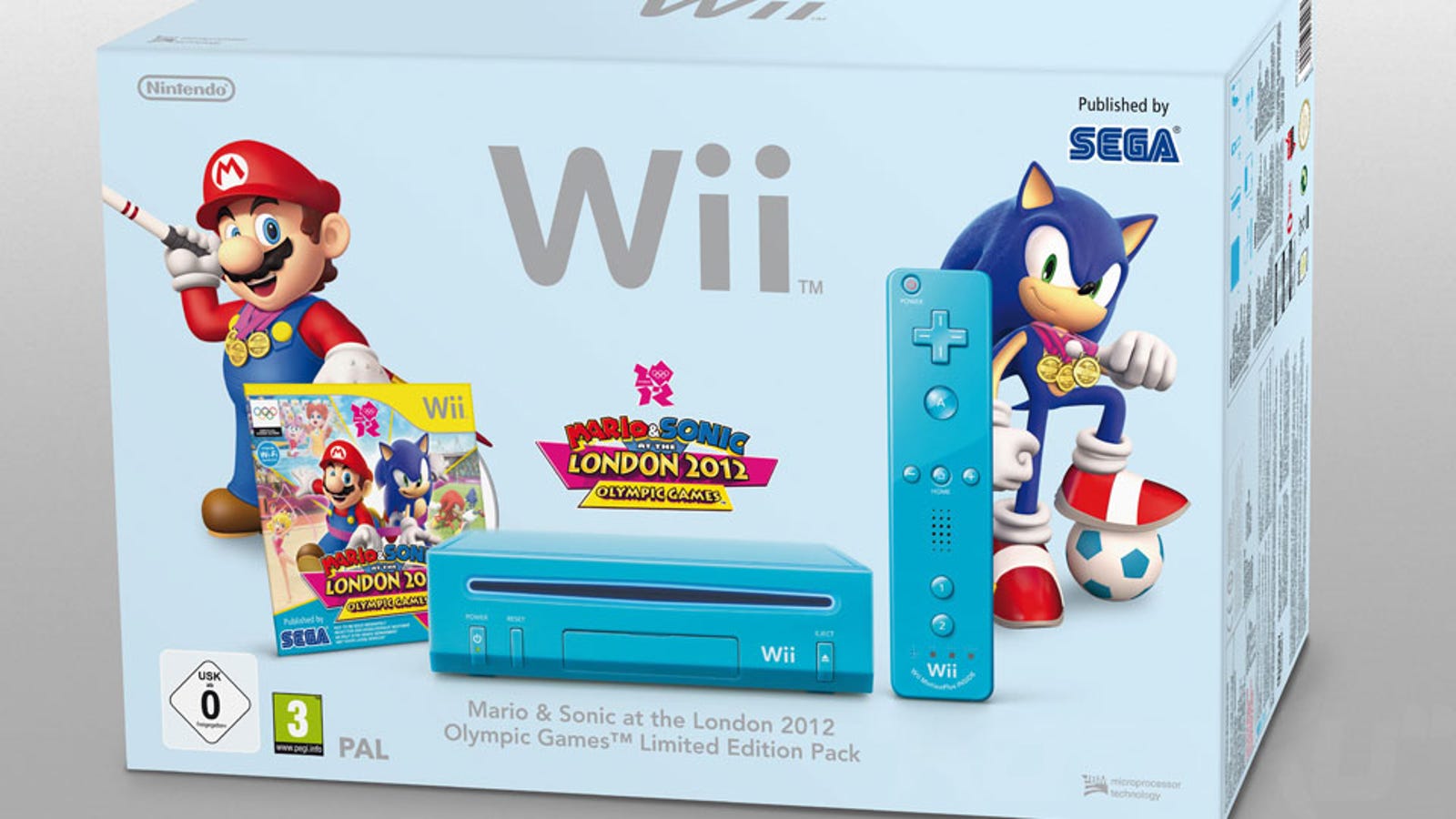 First Look at the Blue Nintendo Wii