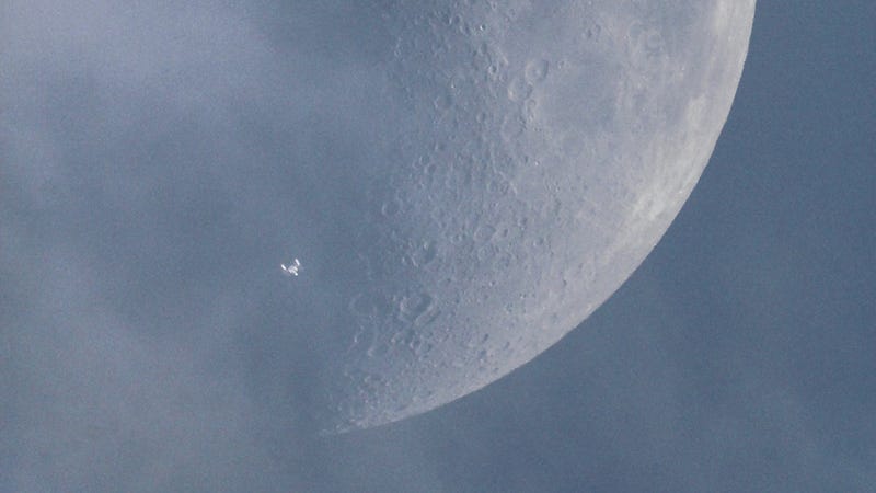 Image result for Holy Crap, Did The Enterprise Just Fly Past The Moon?