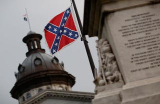 The Confederate flag next to South Carolina’s StatehouseWin McNamee/Getty Images