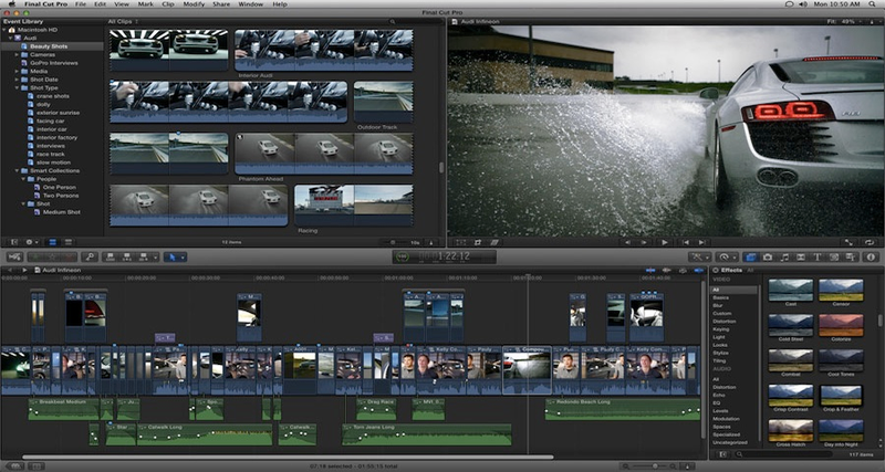 final cut pro editing items