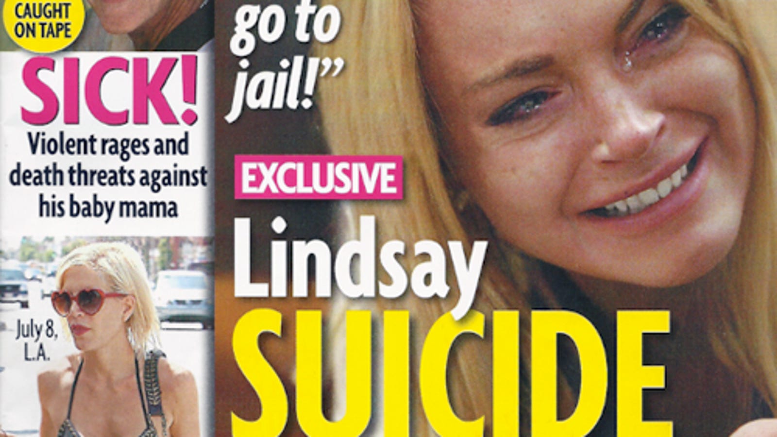 This Week In Tabloids Lindsay S On Suicide Watch