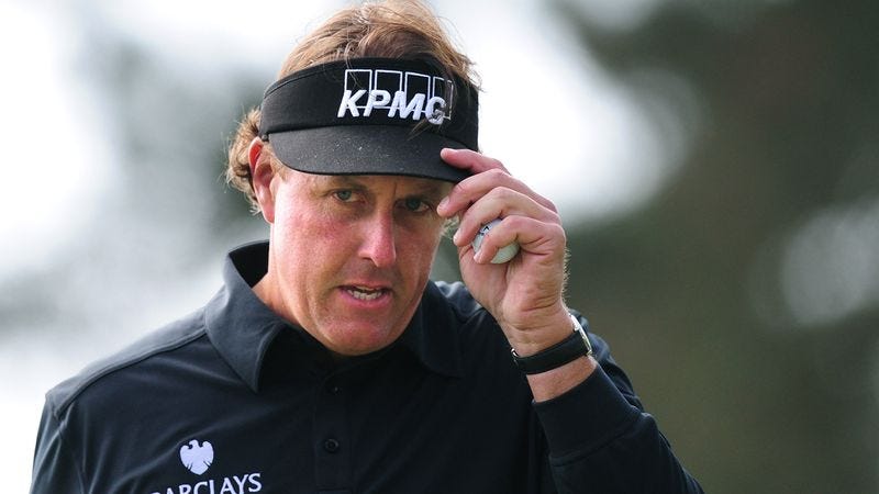 Illustration for article titled Phil Mickelson's Shower Caddy Recommends Sudsy 9-Iron