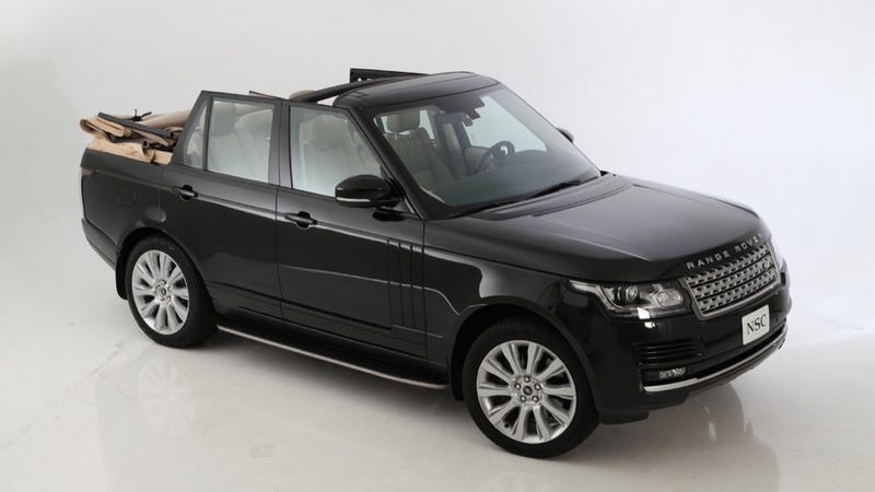 Illustration for article titled Someone Turned A Range Rover Into A Volkswagen Rabbit Cabrio