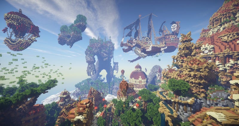 Spectacular Builds From Minecraft's "Floating Island" Contest