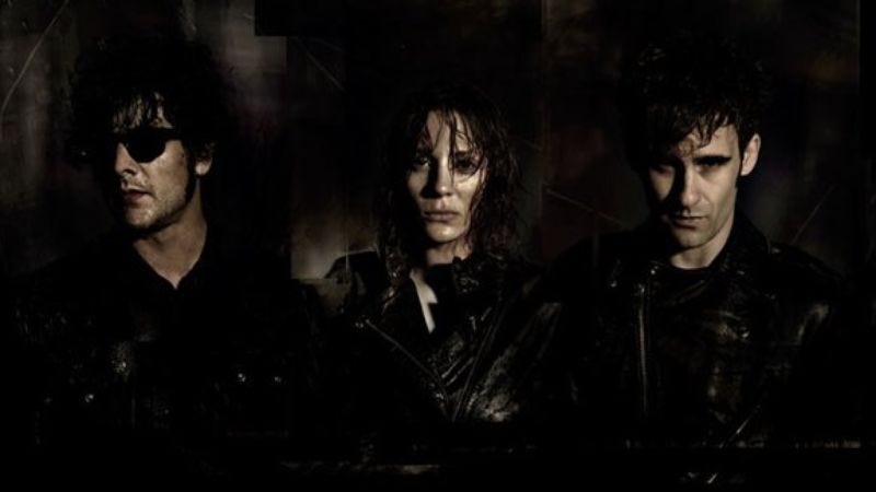 Illustration for article titled Peter Hayes of Black Rebel Motorcycle Club speaks softly, and doesn’t carry much with him