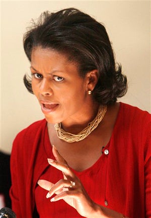 Illustration for article titled Slate Scribe in Love with Michelle Obama, the Phrase "Big-Girl Panties"