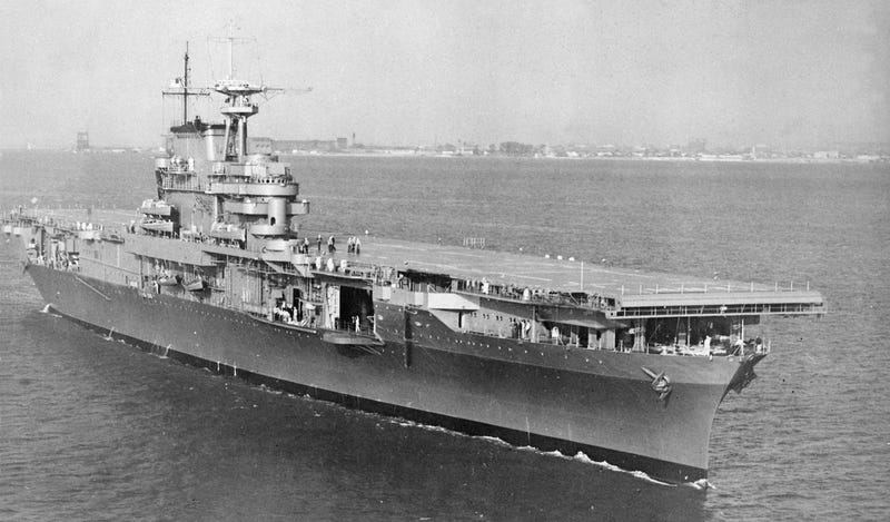 El portaaviones USS Hornet en una imagen de octubre de 1941
