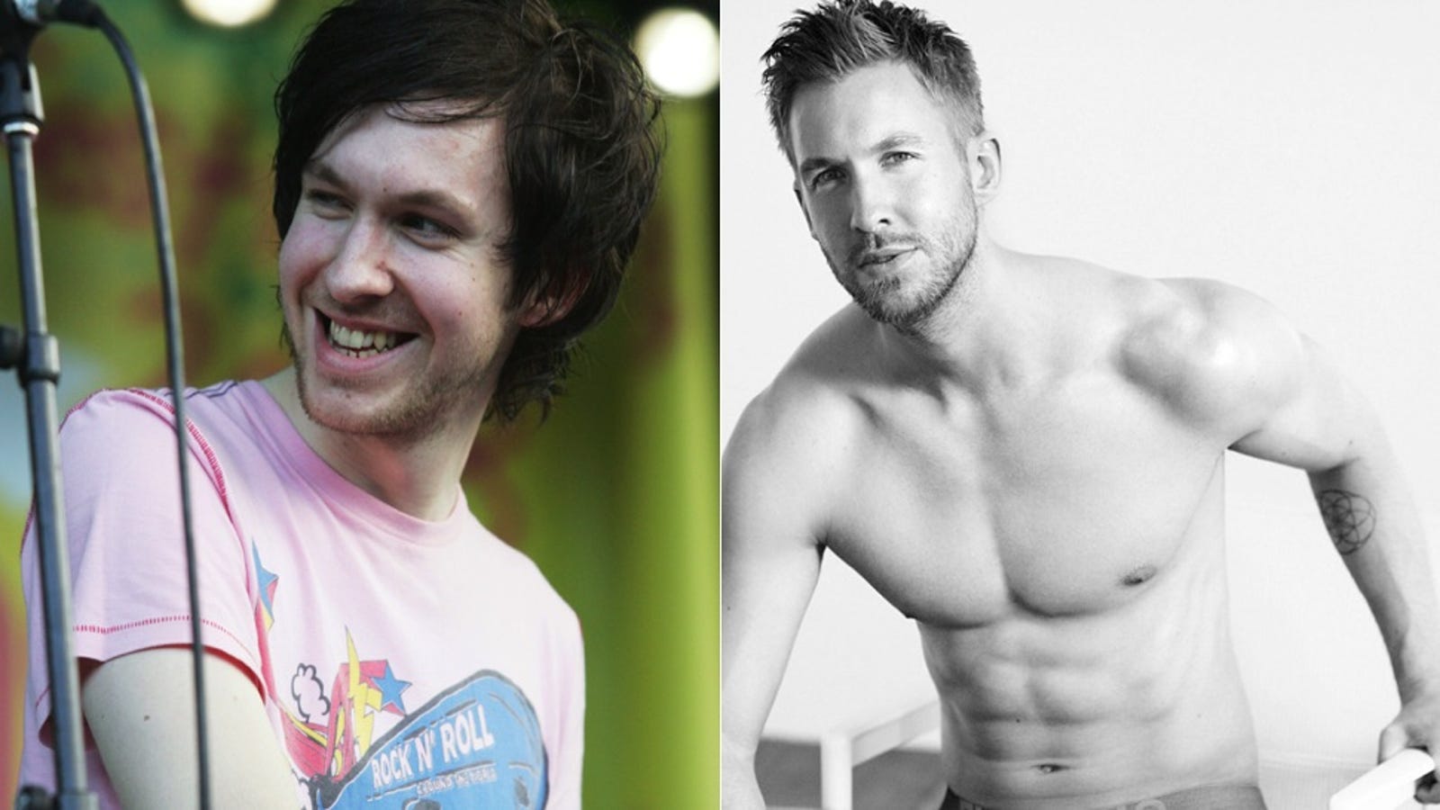 Before And After Calvin Harris And His Dick Print Have Come A Long Way 