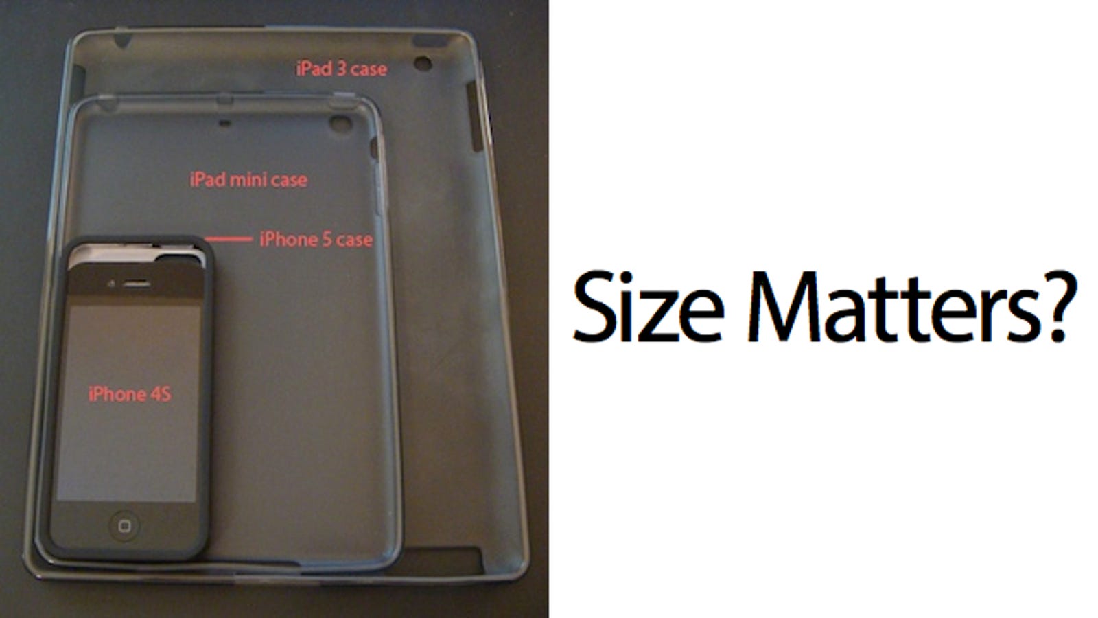 How an iPhone 5 and iPad Mini Might Compare in Size to the ...