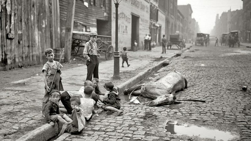Here #39 s what New York City looked like before quot sanitation engineering quot