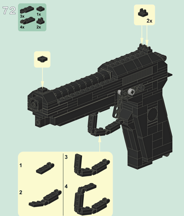 Make This Incredibly Realistic LEGO Gun