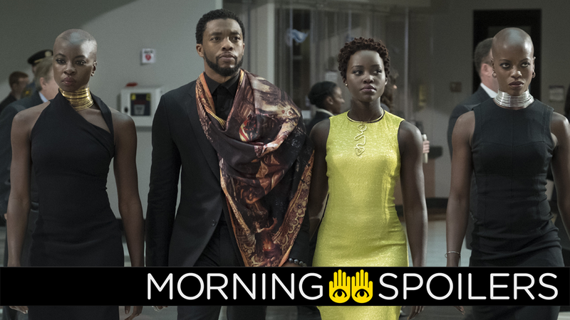 Presumably what the cast of Black Panther looks like walking into every movie studio office after the success of Black Panther.