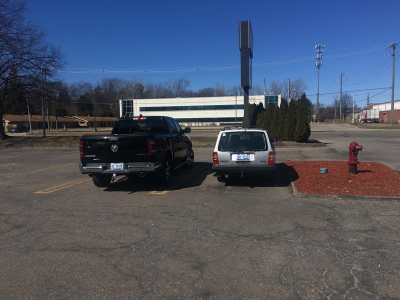 Wow, my 240 is tiny next to that newer Dodge.