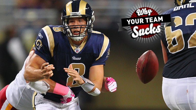 Illustration for article titled Why Your Team Sucks 2013: St. Louis Rams