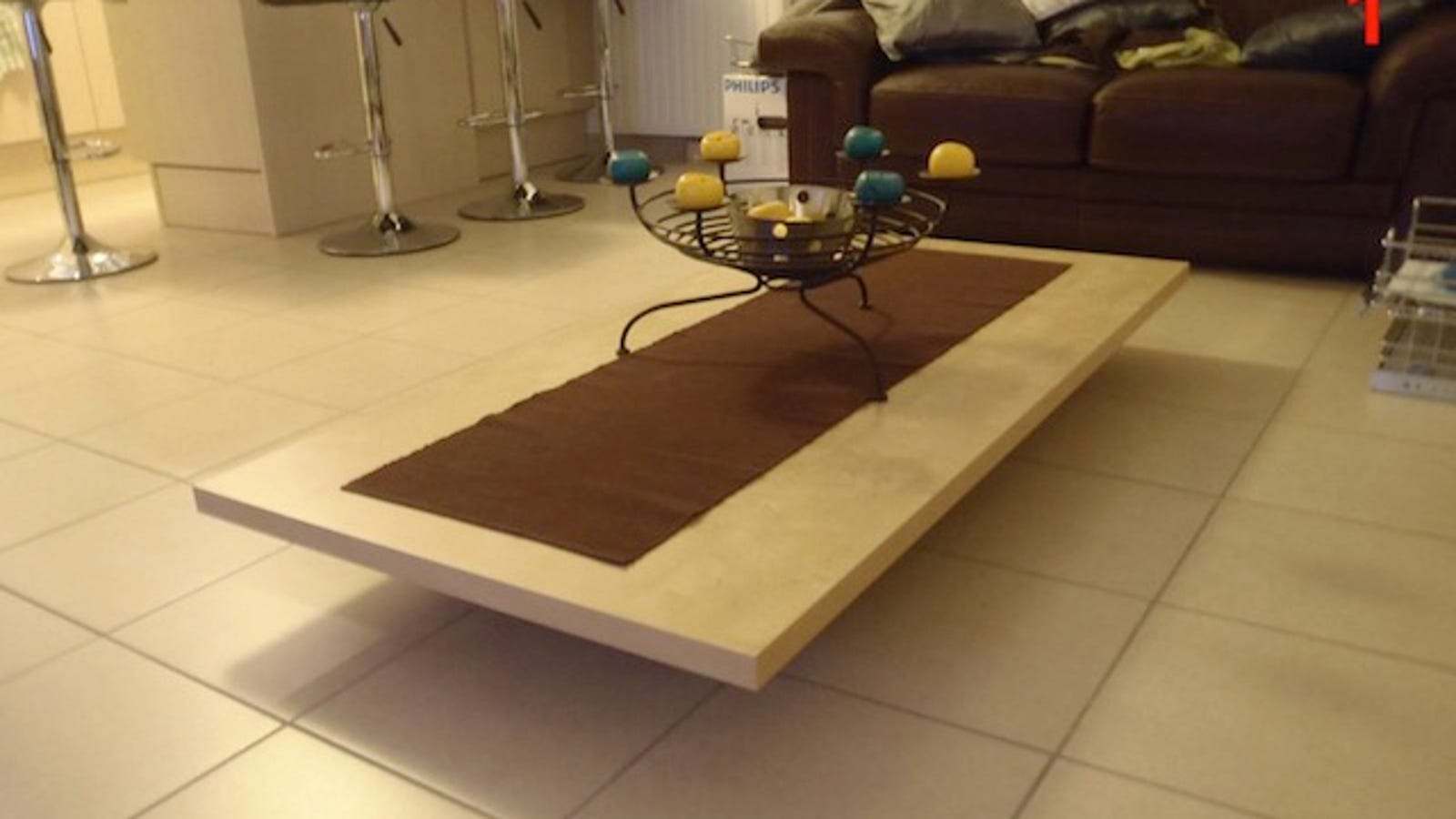 DIY Coffee Table Folds Into A Dining Table