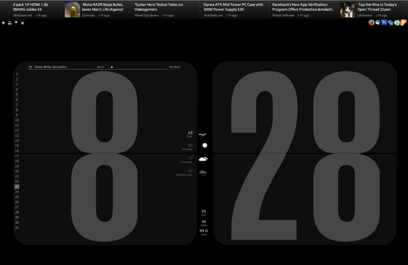 flip clock screensaver for windows