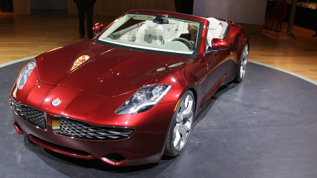 Fisker Karma S Sunset World First Hybrid Convertible